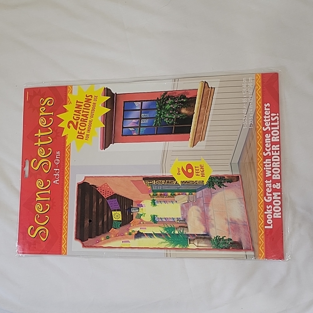 NEW🪇Cinco De Mayo - Encanto 🪇🎉 Fiesta 2 Pc 6 FT Scene Setters Decorations